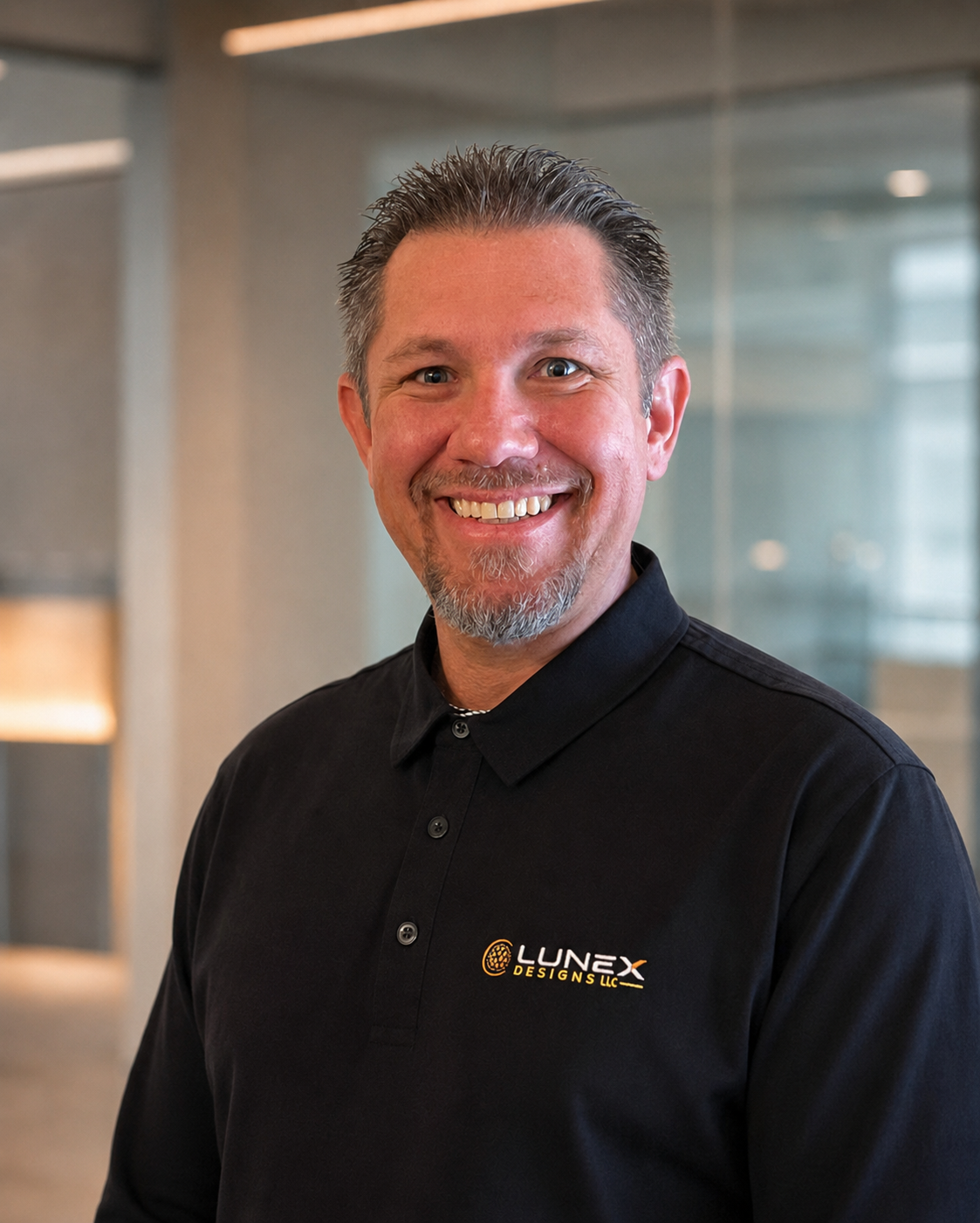 Earl Carter, Chief Executive Officer and Co-Founder of Lunex Designs